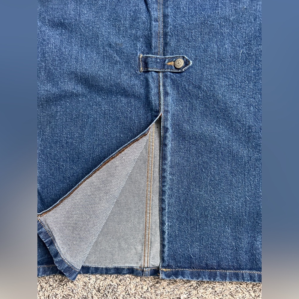 Vivaldi Vintage Midi Pencil Denim Skirt size 8 excellent condition - Picture 3 of 8